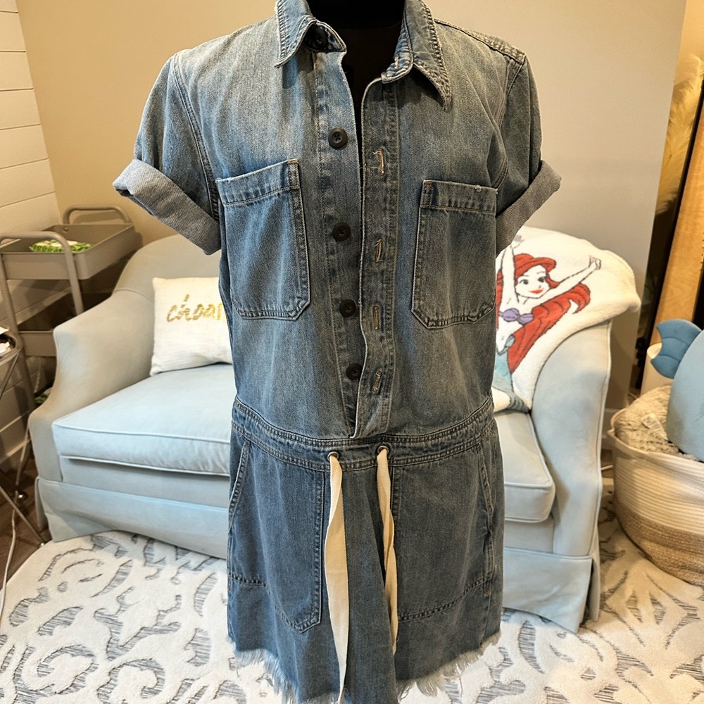 Lucky Brand Blue Denim Dress